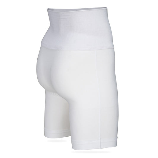 White shapewear shorts on a white background