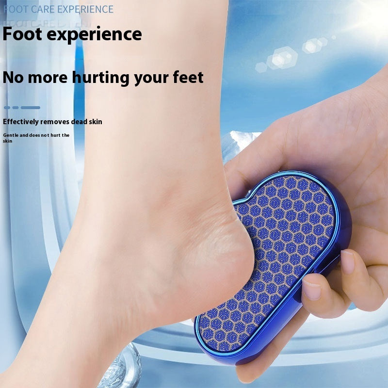 Frosted Foot File Nano Glass Peeling Foot Grinder - Cloud & Pointed Mango Glass ABS 10 Colors