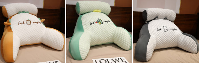 Triangle Reading Cushion - Fluffy Backrest Pillow