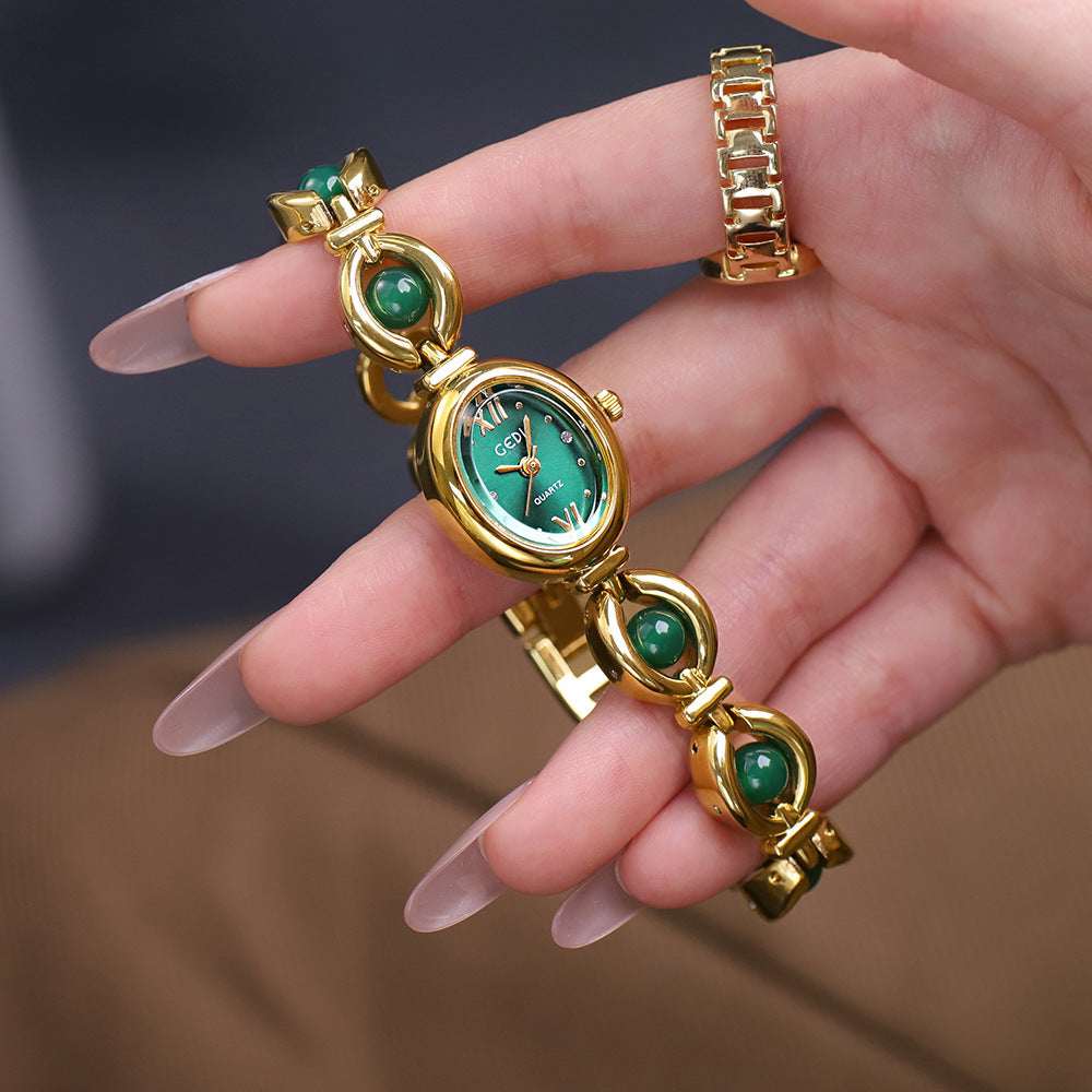 Gedi Emerald Bracelet Watch - National Style Luxury