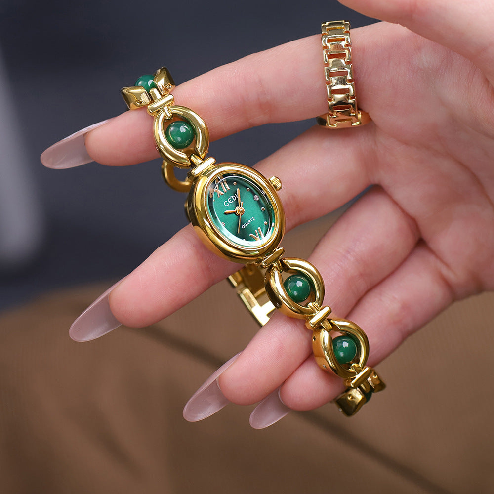 Gedi Emerald Bracelet Watch - National Style Luxury