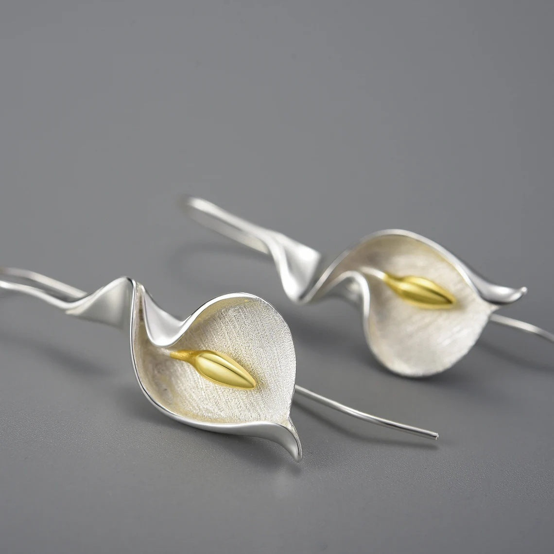 Ornament Freshwater Pearl Creative Common Calla Antique Elegance Retro Women's Earrings