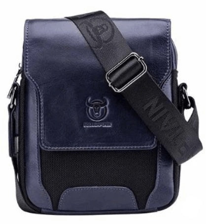 Le Diagonal — Men's First-Layer Cowhide Business Shoulder Bag
