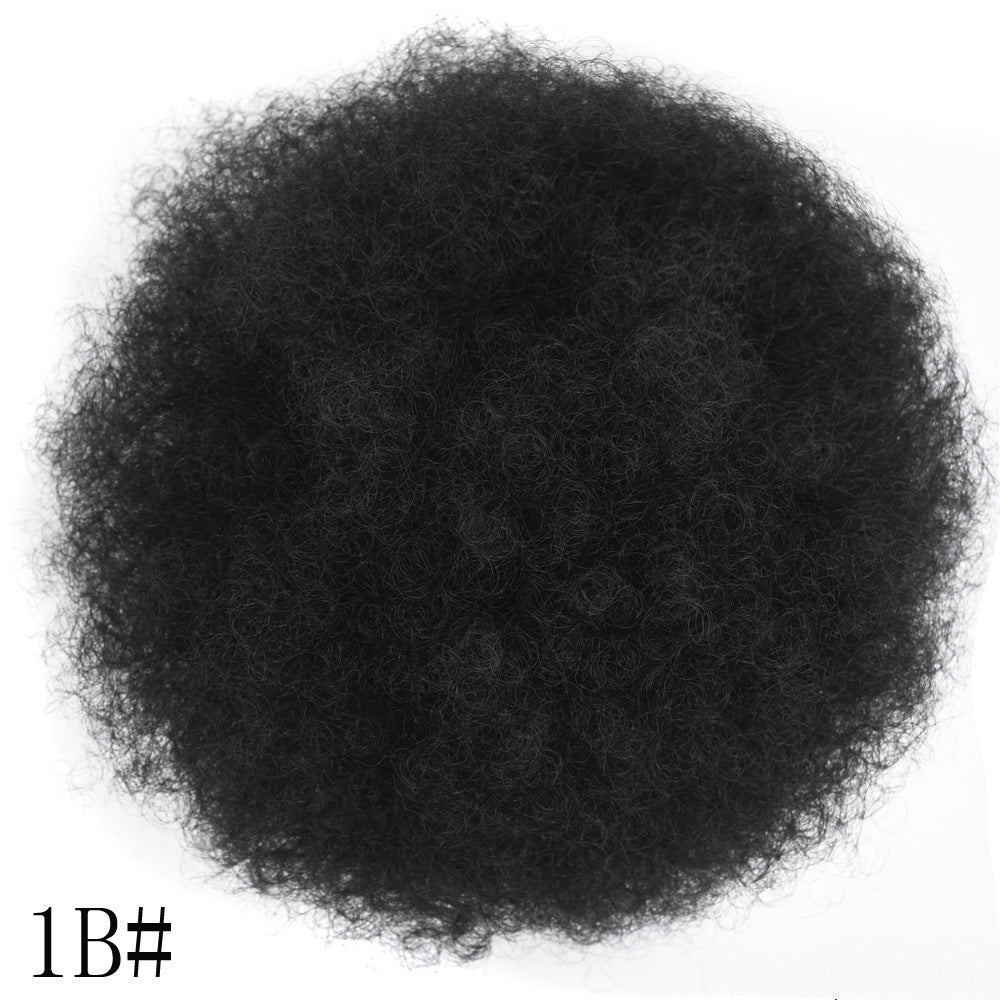 Black synthetic hair swatch labeled '1B#' on a white background