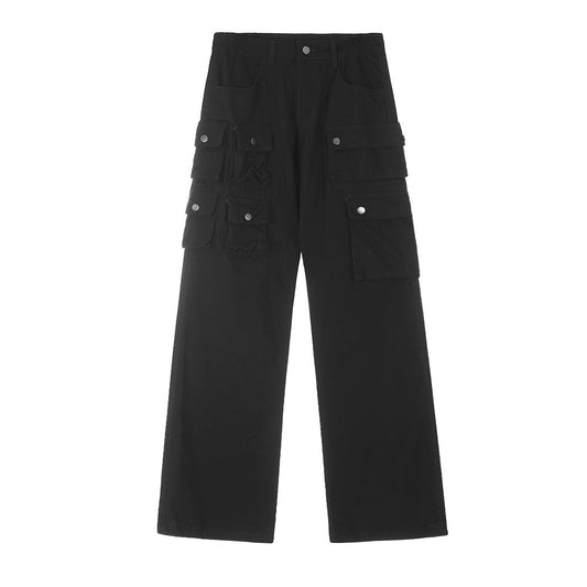 Men's Tactical Multi-Pocket Workwear Trousers | Apricot, Black & Brown | S–XL