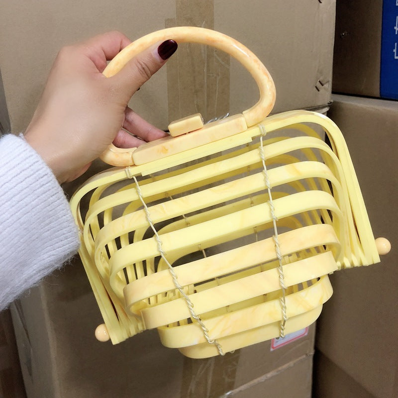 Acrylic hollow handbag