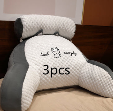 Triangle Reading Cushion - Fluffy Backrest Pillow