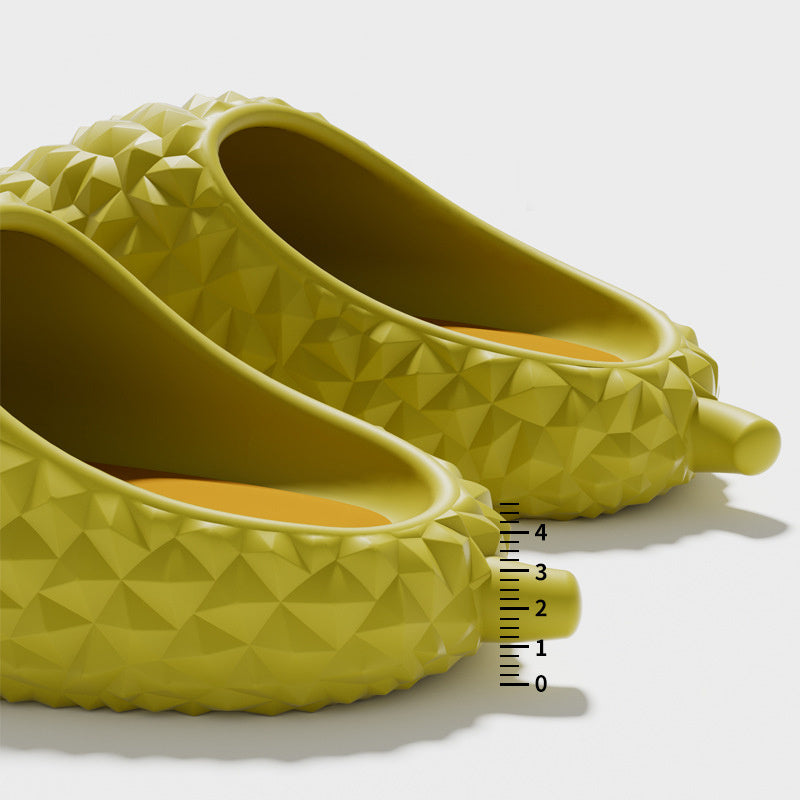Durian Slippers Unique Design Peep-toe Home Shoes - Cute Bathroom Slippers