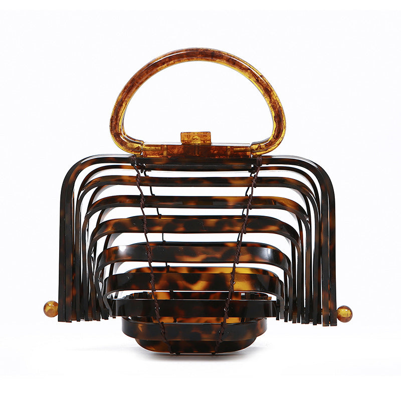 Acrylic hollow handbag