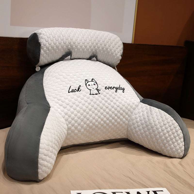 Triangle Reading Cushion - Fluffy Backrest Pillow
