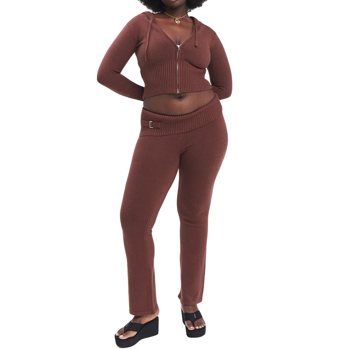 The Velour Zip Lounge Set