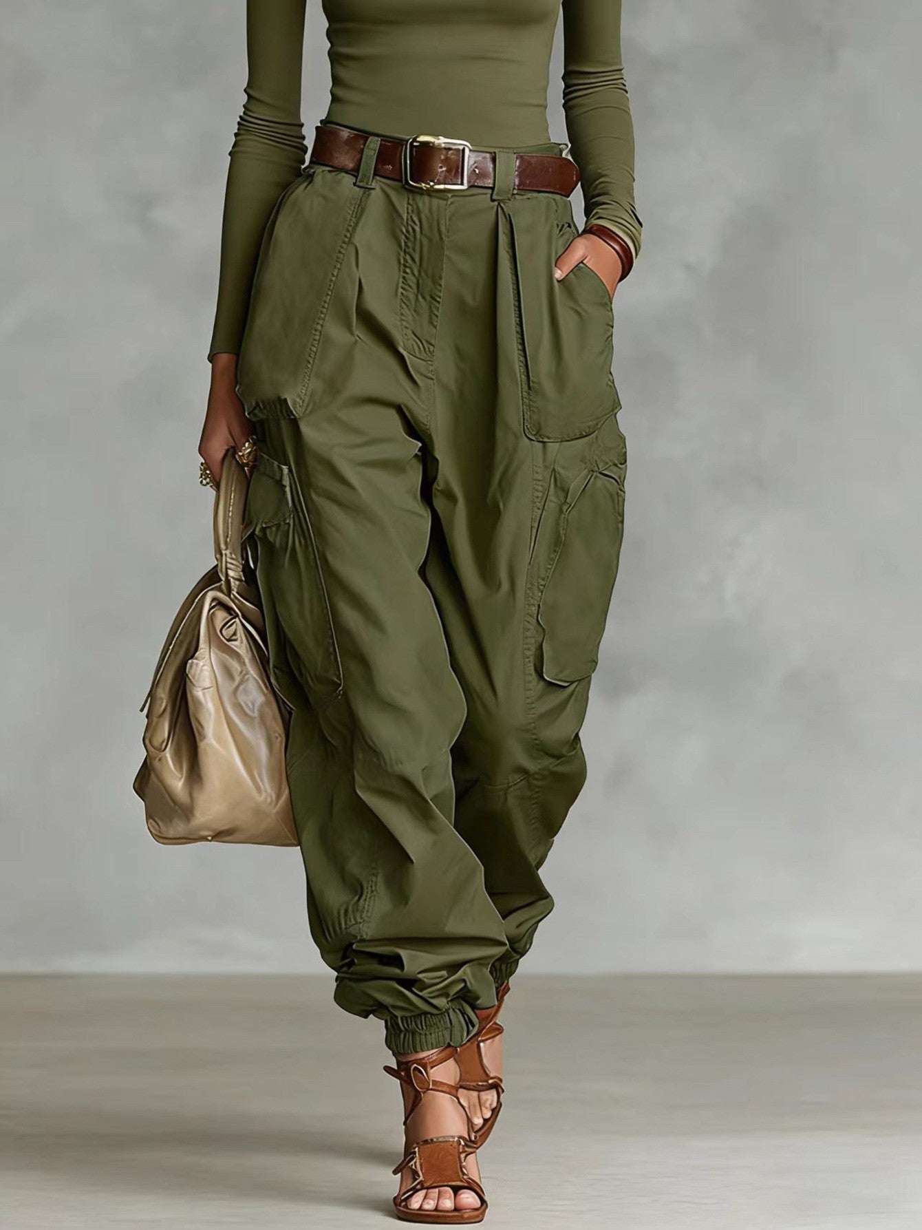 Women's High-Waist Loose Wide-Leg Trousers | 12 Colours | S–2XL