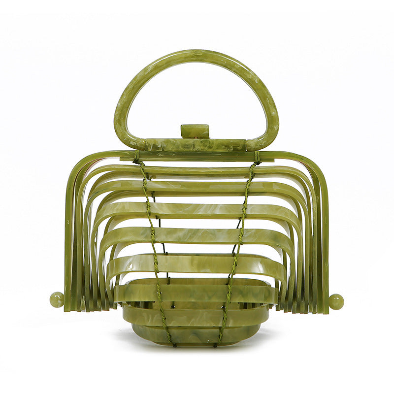 Acrylic hollow handbag
