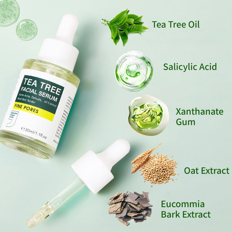 Tea Tree Facial Serum Nourishing Moisturizing Facial Liquid 30ml