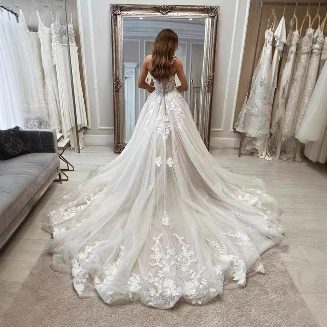 The Tulle Dentelle Bridal Gown