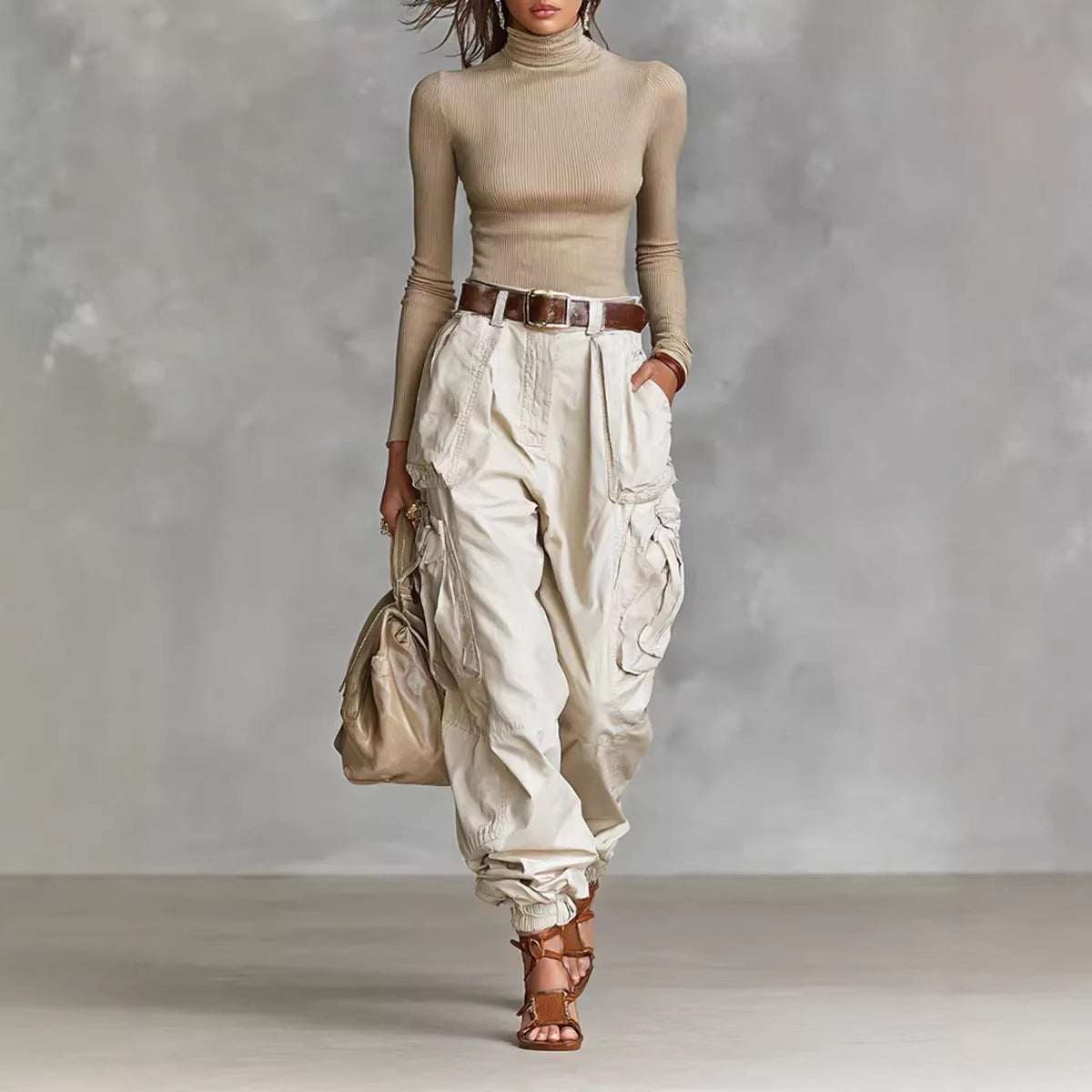 Women's High-Waist Loose Wide-Leg Trousers | 12 Colours | S–2XL