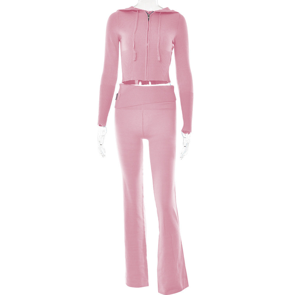 The Velour Zip Lounge Set