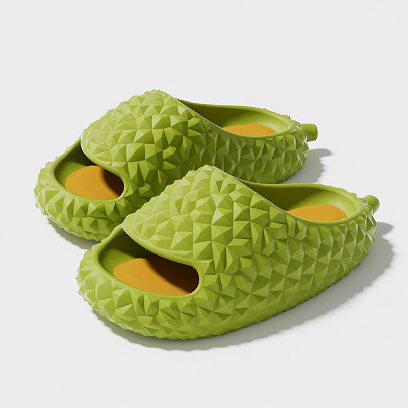 Durian Slippers Unique Design Peep-toe Home Shoes - Cute Bathroom Slippers