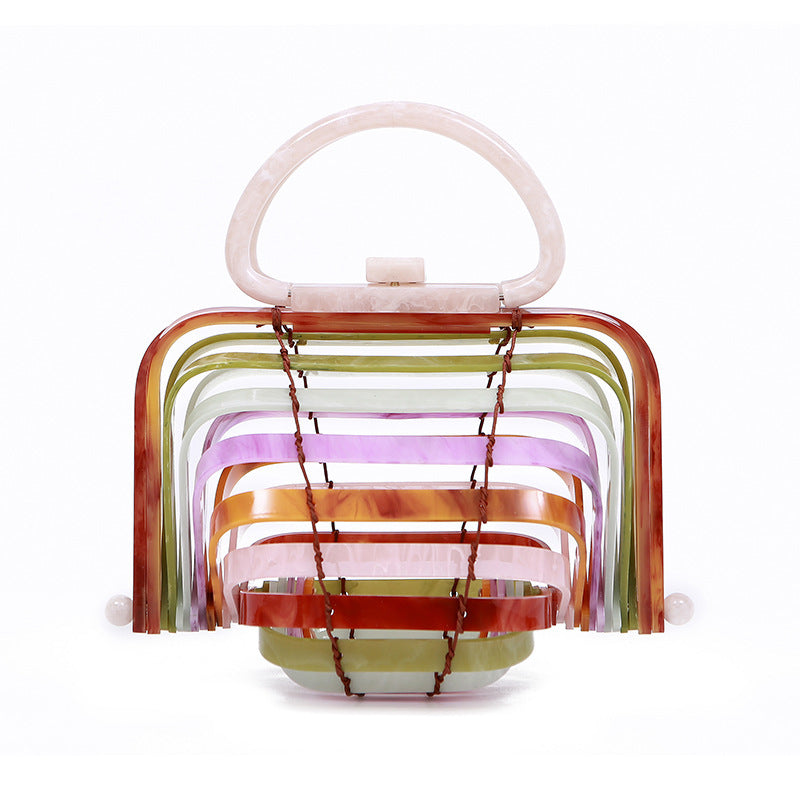 Acrylic hollow handbag