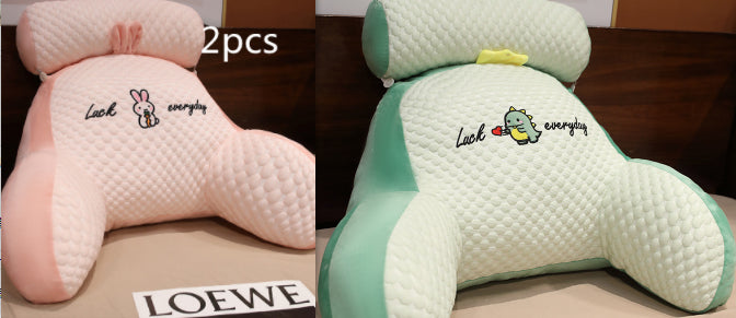 Triangle Reading Cushion - Fluffy Backrest Pillow