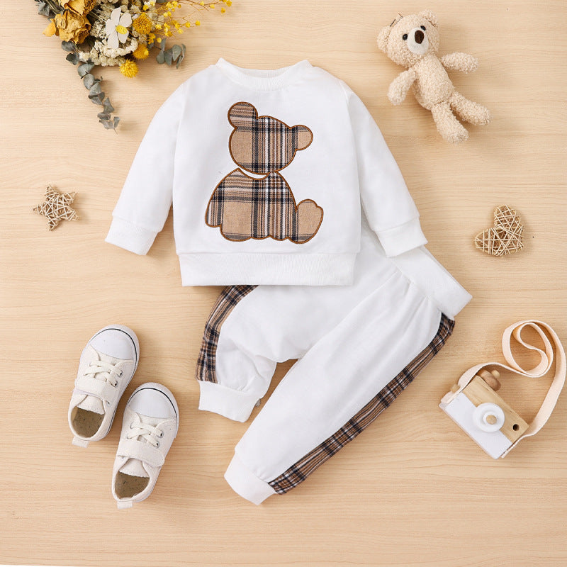Baby Boys' Cartoon Suit Set - Infant Two-Piece Outfit 0-3 Months