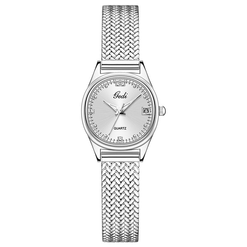 Vintage Waterproof Quartz Watch - Korean Style
