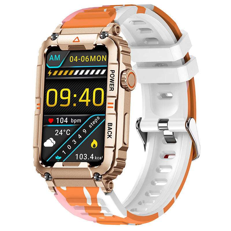 KR88 Bluetooth Smartwatch - Voice Assistant Health Monitor
