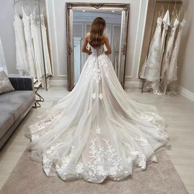 The Tulle Dentelle Bridal Gown