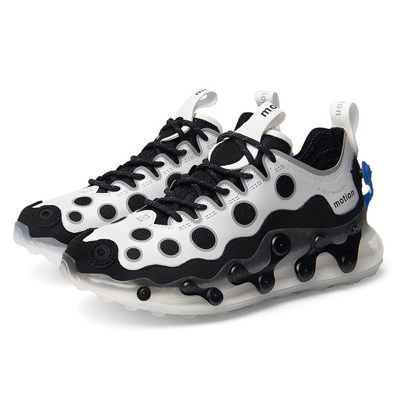 Low-cut mesh air cushion men's sneakers