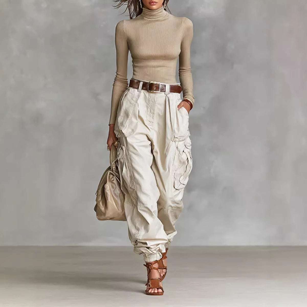 Women's High-Waist Loose Wide-Leg Trousers | 12 Colours | S–2XL