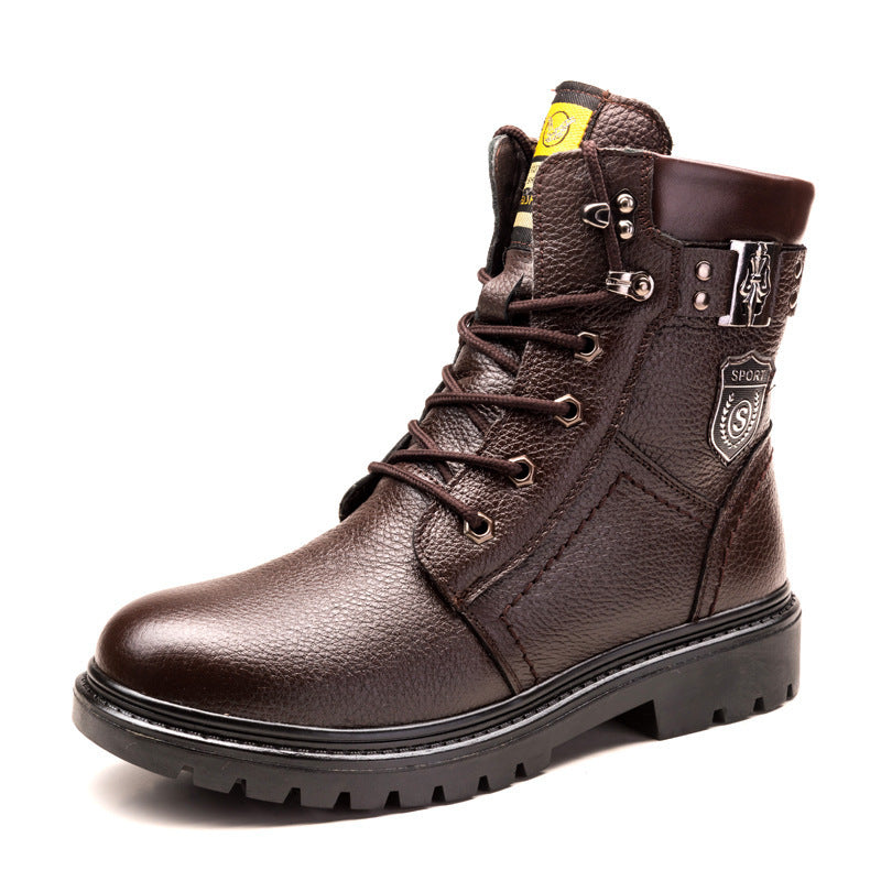 Plus Fleece Warm Cotton Boots - High Top Winter Boots