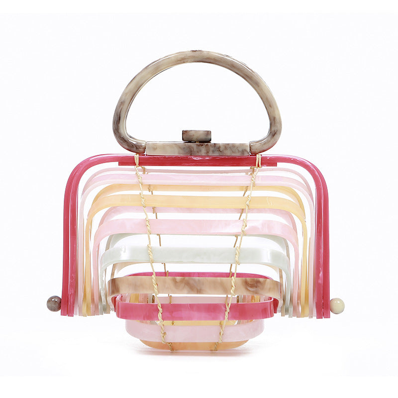Acrylic hollow handbag