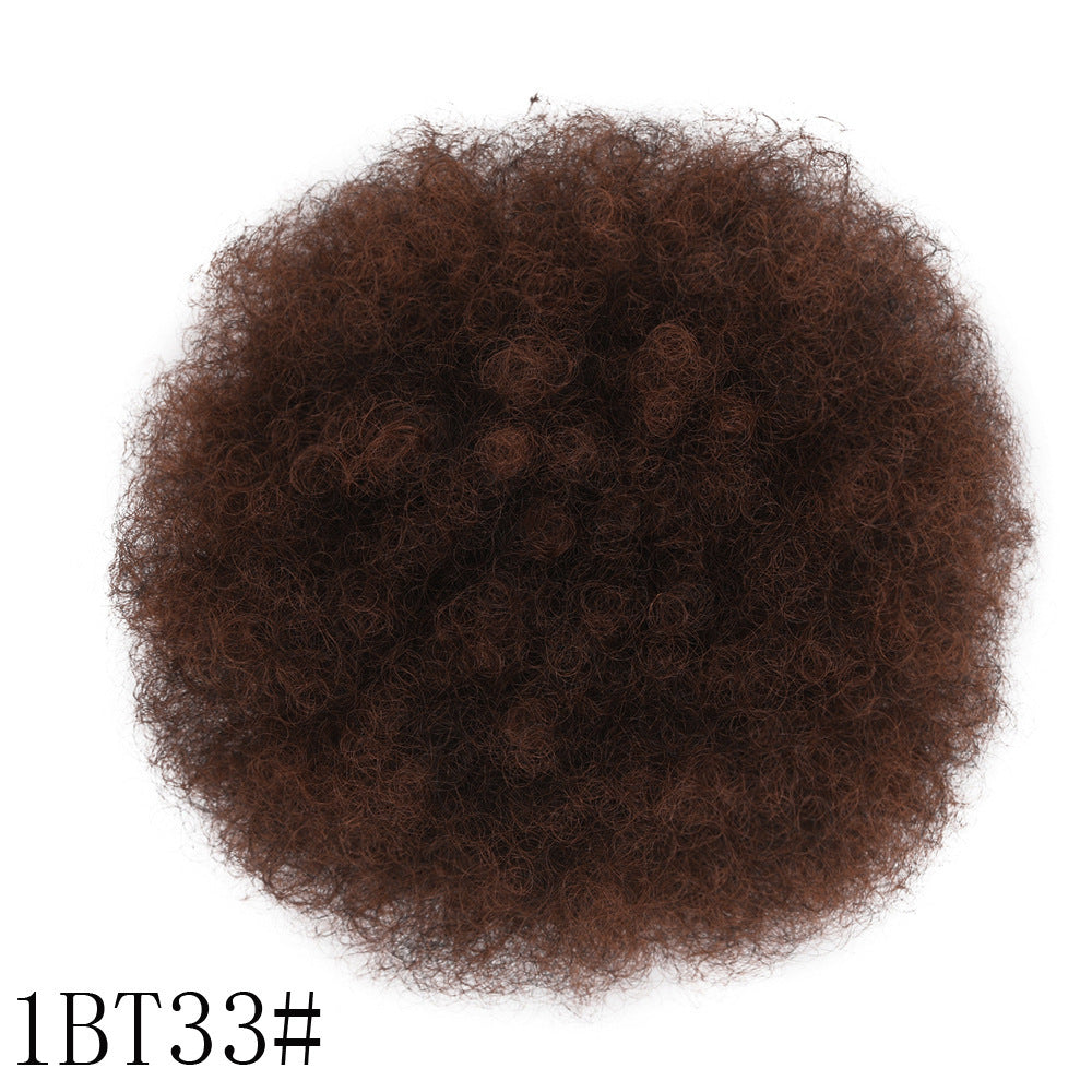 Brown hair bun on a white background with '1BT33#' label