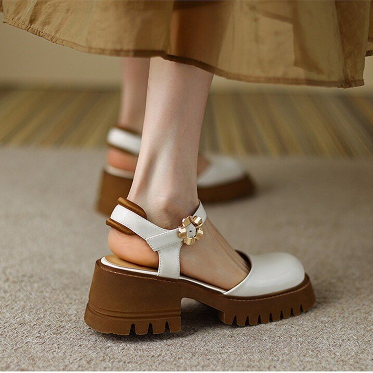 Women's Fashion Personality Soft Leather High Heels