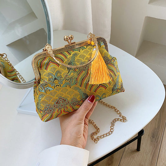 Women's Chinese Embroidery Handbag - Adult Cheongsam Style Bag