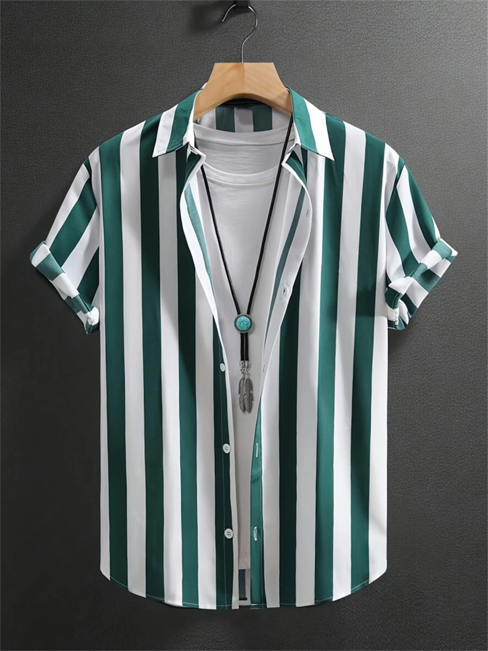 Men's 3D Printed Retro Fashion Shirt - All-Matching Vintage Style