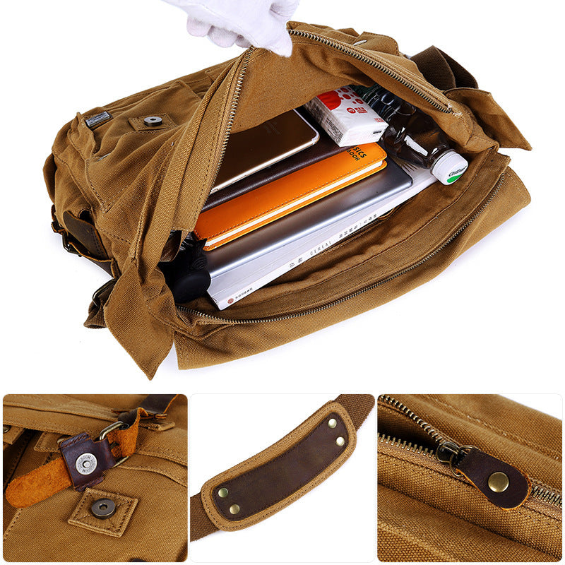 Atelier Retro Canvas Crossbody Bag