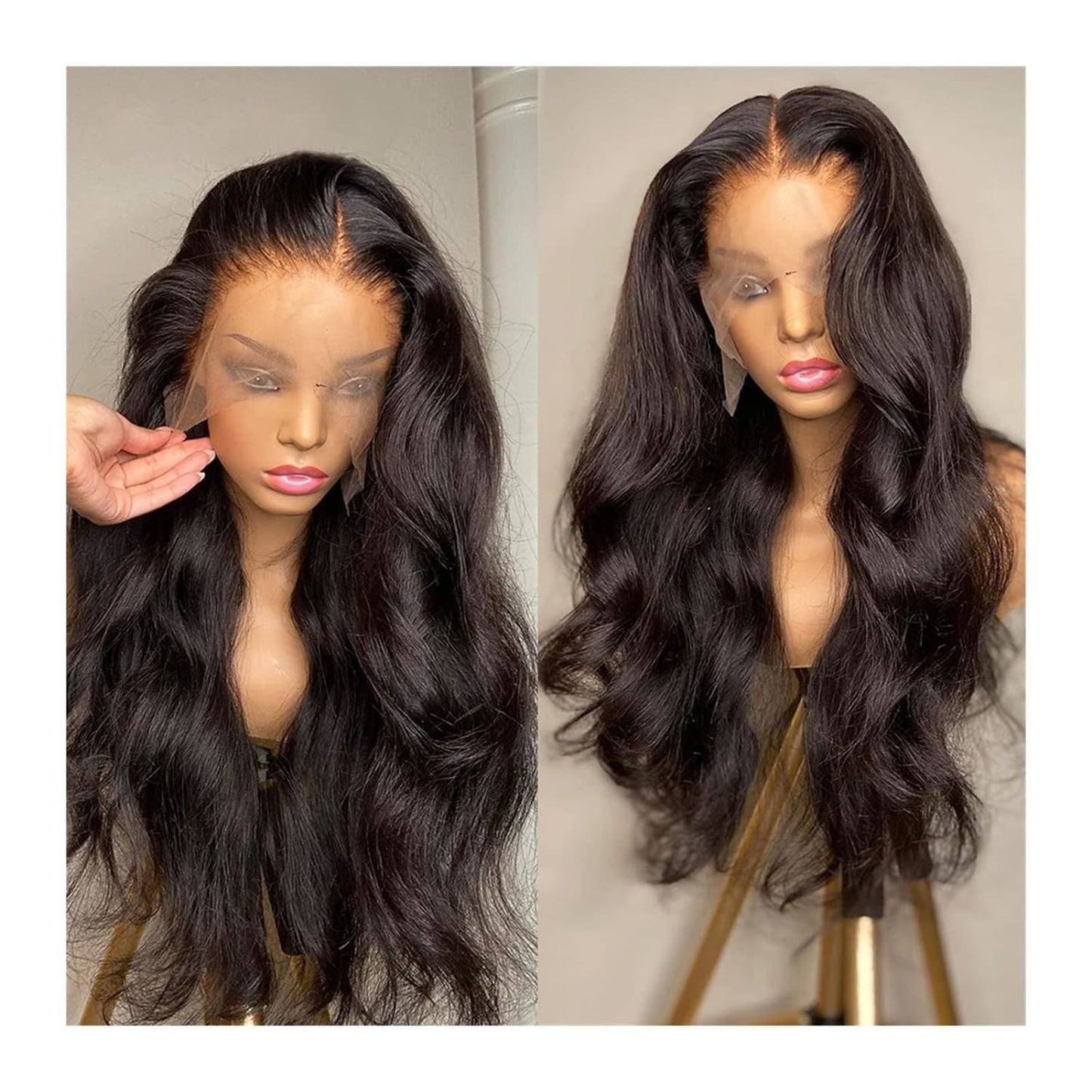 Women's Long Curly Big Wave Wig - Chemical Fiber Full Head Multiple Colors & Lengths