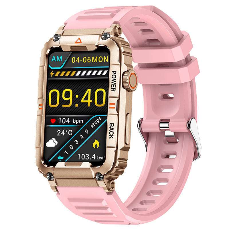KR88 Bluetooth Smartwatch - Voice Assistant Health Monitor
