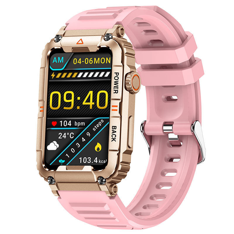 KR88 Bluetooth Smartwatch - Voice Assistant Health Monitor