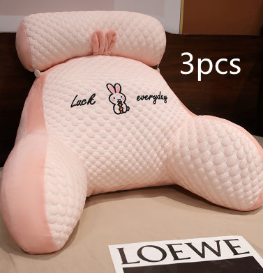 Triangle Reading Cushion - Fluffy Backrest Pillow