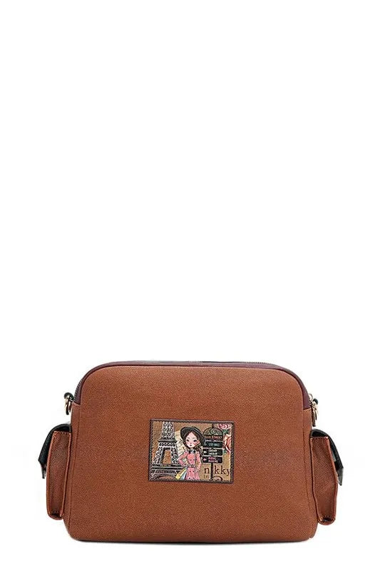 Nicole Lee USA multi-pocket messenger bag in [color] - designer crossbody bag with multiple compartments for organization - premium quality handbag for women - Millivan Supplies