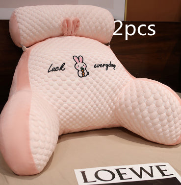 Triangle Reading Cushion - Fluffy Backrest Pillow