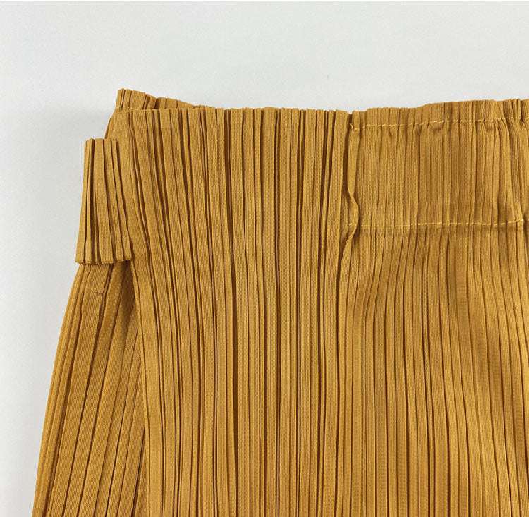 Women's Draped Pleated Straight-Leg Trousers | 5 Colours | One Size