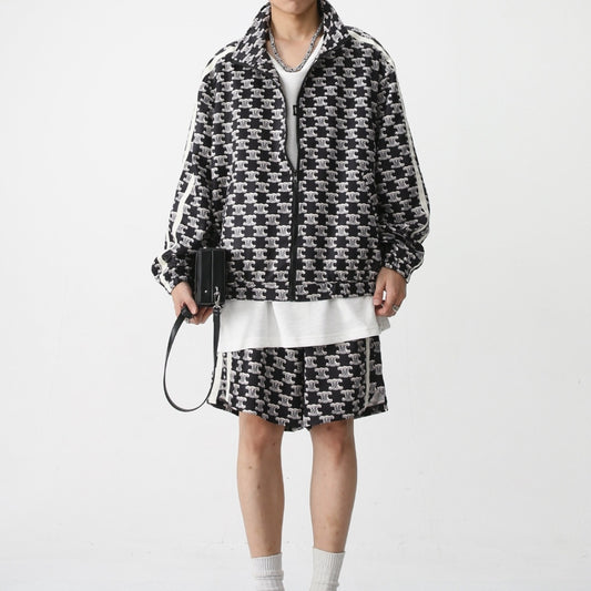Men's New Casual Suit Loose Shorts And Sun Protection Jacket