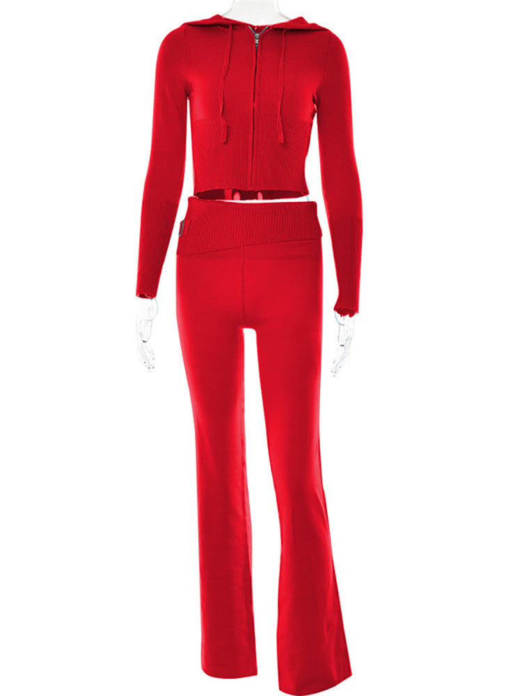 The Velour Zip Lounge Set