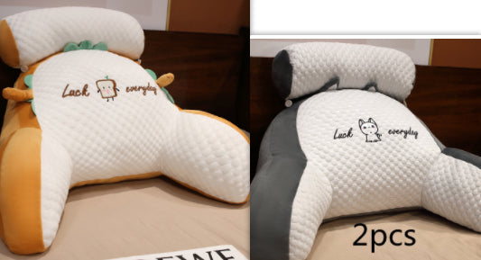 Triangle Reading Cushion - Fluffy Backrest Pillow