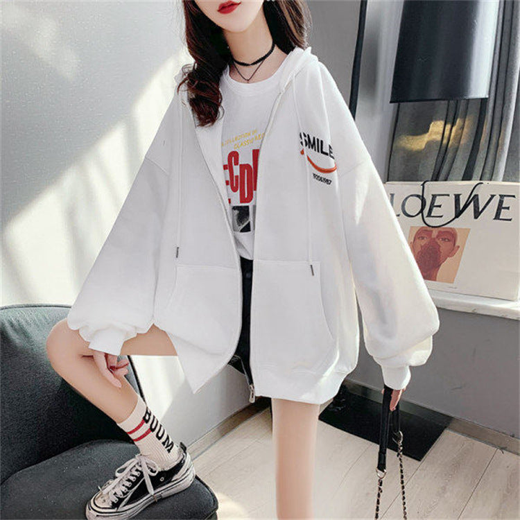 Temperament Hooded Top Plus Size Jacket