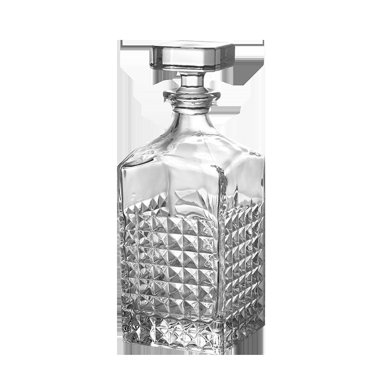 Crystal Wine Glass & Bottle Set - Premium Glassware