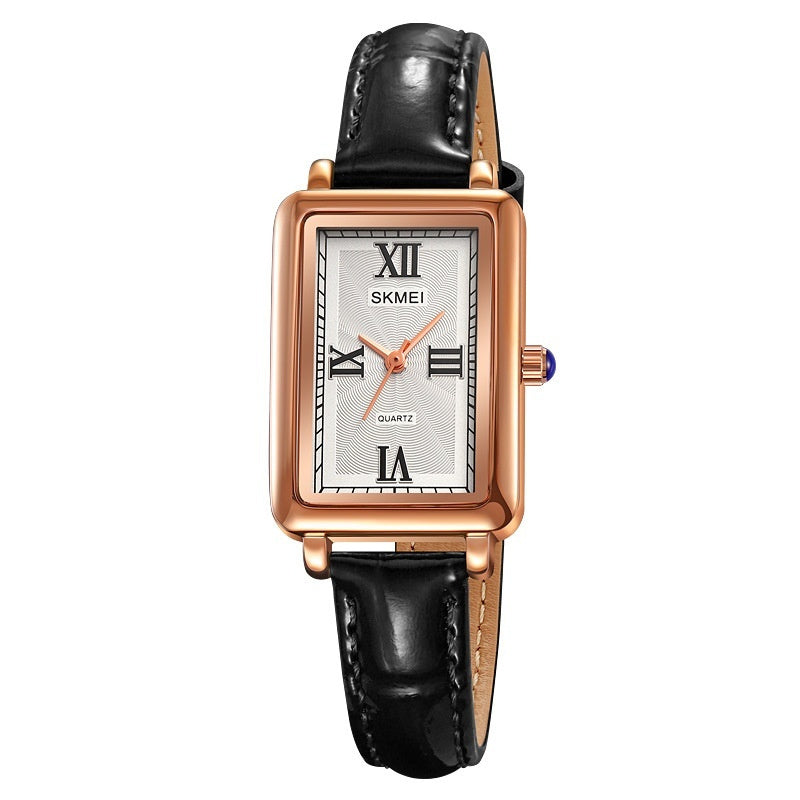 Rectangular Retro Women's Watch - Waterproof Leisure